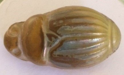 Favrile glass Scarab by Tiffany