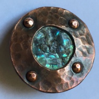 Arts and Crafts hammered copper