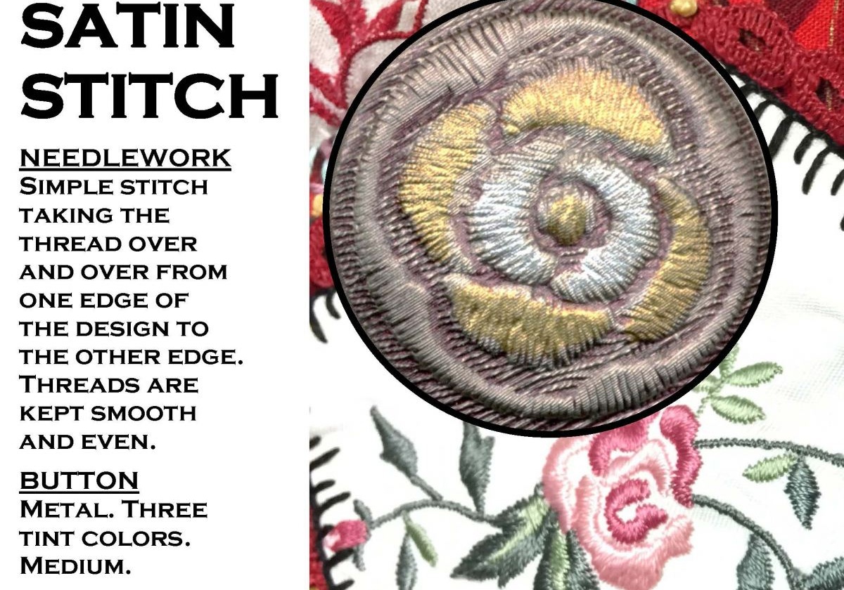 Needlework SATIN STITCH 2